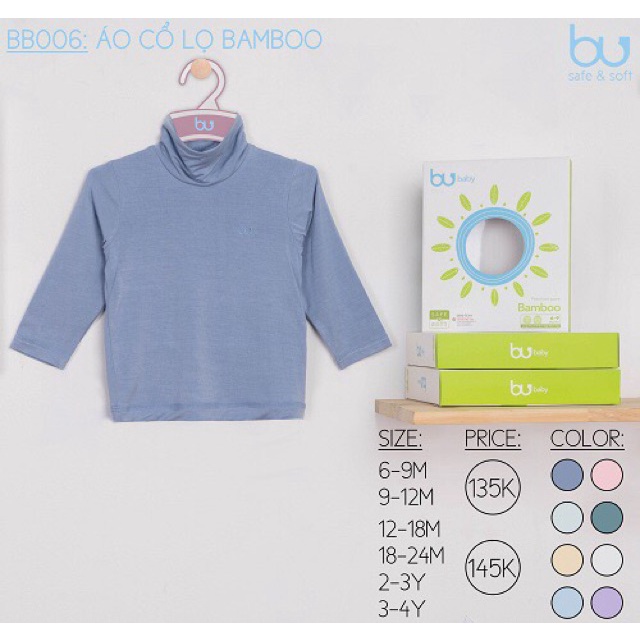 Áo Giữ Nhiệt BU 12-18M, 18-24M, 2-3Y Mẫu Mới Mềm Mịn Giá Rẻ | Minizon Kids