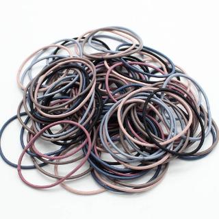 Bộ 50 dây buộc tóc cao su co giãn cho nữ