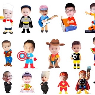 Combo set trang trí sinh nhật cho bé trai + gái