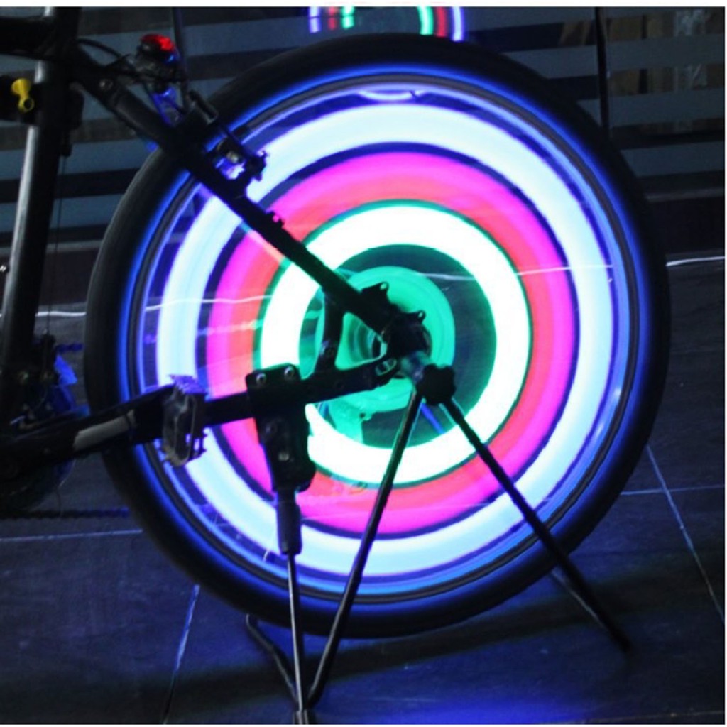 Đèn phát sáng gắn bánh xe đạp A02