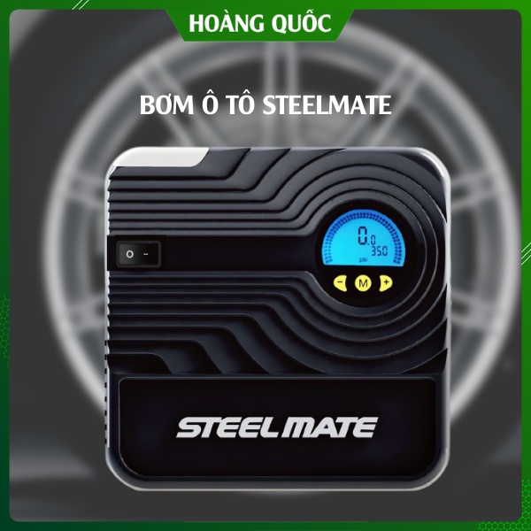 Bơm Lốp Ô Tô, Máy Bơm Lốp Ô Tô STEELMATE P05 Bảo Hành 12 Tháng – Bơm Xe Ô Tô, Xe Máy Thông Minh Cảm Biến Hơi Tự Ngắt