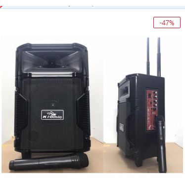 Loa Karaoke di động k108 K88 80w 2 MIC