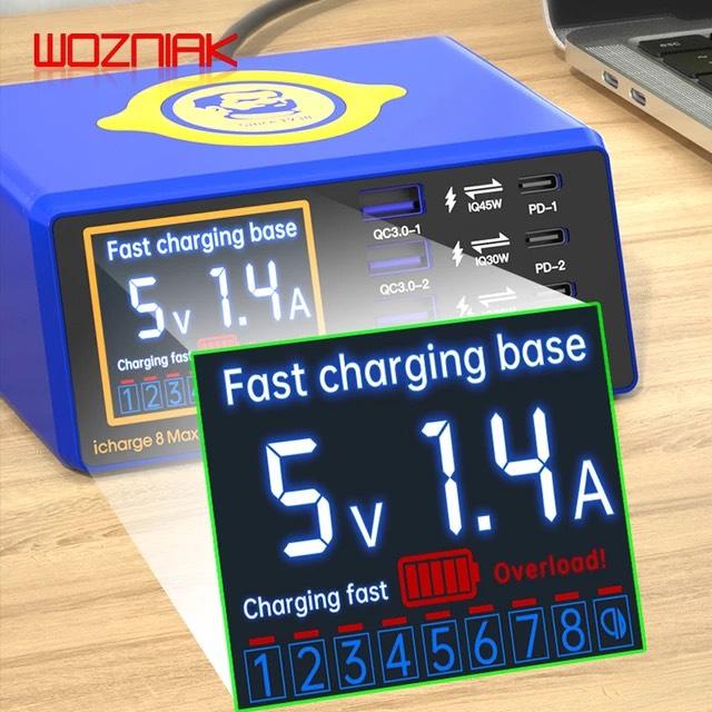 Bộ sạc nhanh 8 cổng iCharge 8Max Mechanic