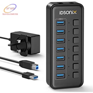 HUB Usb 7 cổng iDsonix-IBU3-7A-BK-BP