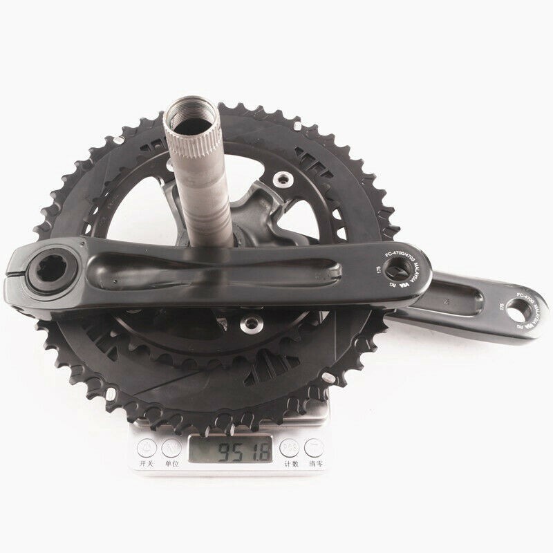 ✽Trục Khuỷu Shimano Tiagra 4700 10 Tốc Độ 165mm 170mm 172.5mm 50-34T 52-36T Cho Xe Đạp