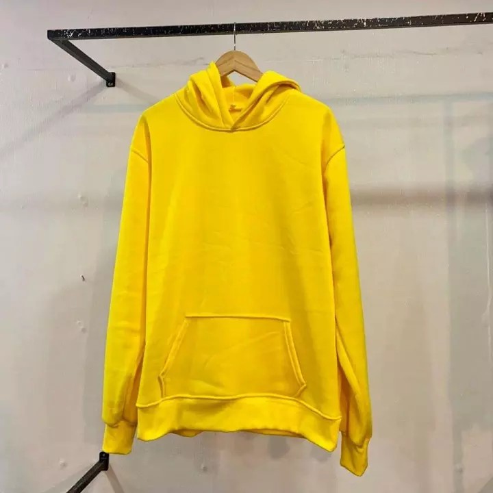 Áo Hoodie Trơn Màu Vàng - Hoodie Yellow Basic