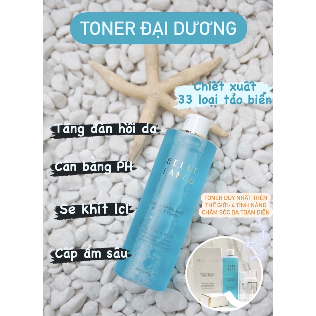 TONER ĐẠI DƯƠNG BELLE LANCO MARINE PH BALANCE BUBBLE TONER 500ml