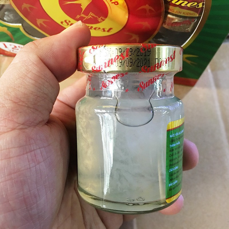 Hộp 6 lọ x 70ml Yến Sào Sunnest Cao Cấp Đường Ăn Kiêng siêu ngon, Hạn sử dụng đến tháng 24 tháng kể từ ngày sản xuất. | BigBuy360 - bigbuy360.vn