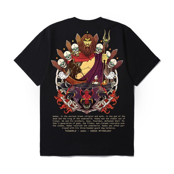 Áo thun TW x Greek Mythology (Thần Thoại Hy Lạp) - Hades T-shirt