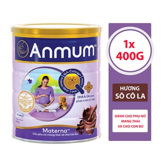 Sữa Bột dành cho phụ nữ mang thai và cho con bú Anmum Materna Vị Sô-cô-la 400g