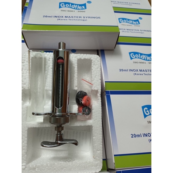 Hàng chính hãng xilanh inox Xilanh goldflex 20cc  được sản xuất theo công nghệ Hàn Quốc. 01 cái 90.000đ