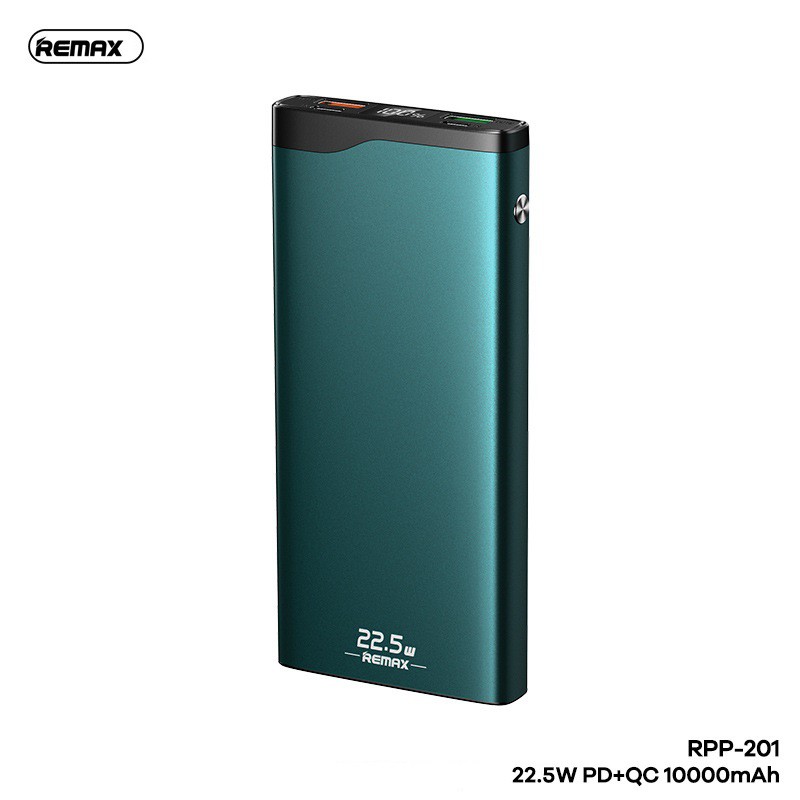 Pin Sạc Dự Phòng Mini Remax RPP-201 10000Mah (Sạc Nhanh QC3.0 18W, 22.5W, PD 18W) - BH 1 Năm - Hưng Long PC