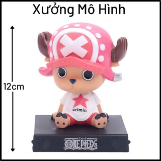Mô Hình Tony Tony Chopper Chibi lắc đầu - Trang trí taplo ô tô - Trang trí bàn học bàn , bàn làm việc - Kê Điện Thoại