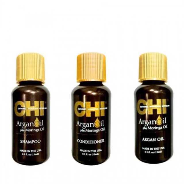 Tinh dầu chăm sóc tóc cao cấp CHI Argan Oil 15ml