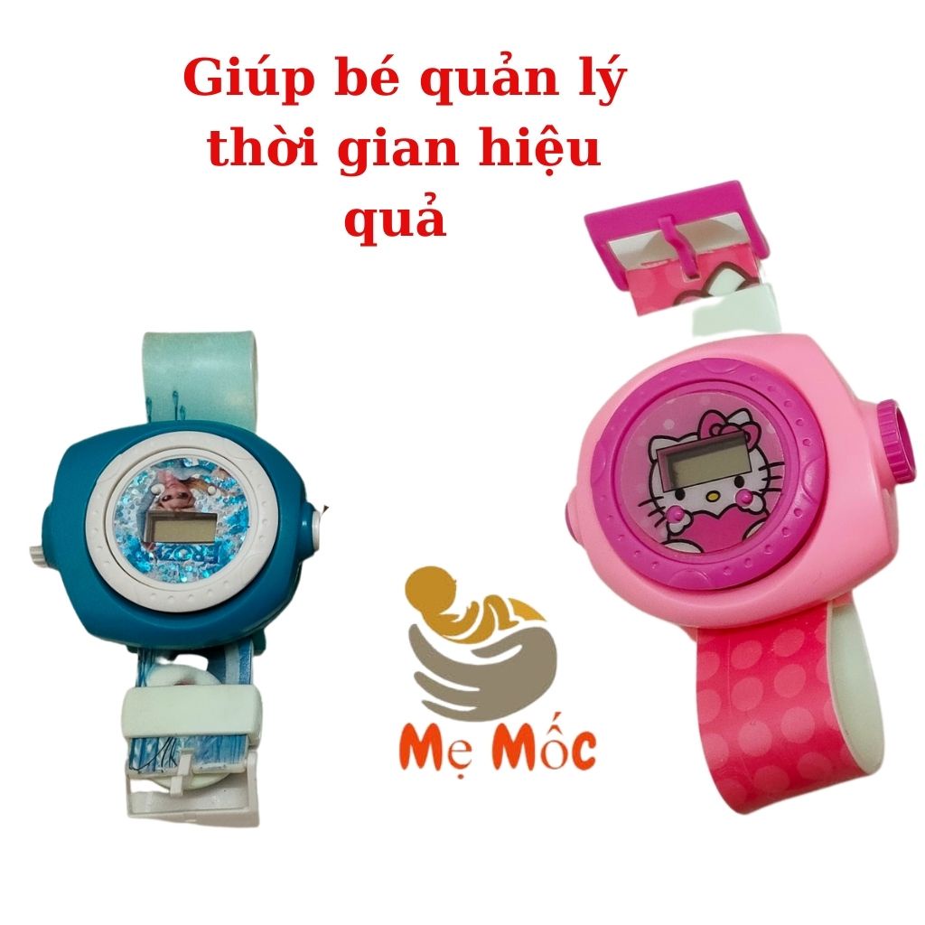 Đồng Hồ Hoạt Hình Cho Bé Tặng Kèm Dây Nhảy Dễ Thương Cho Bé Shop Mẹ mốc ,DHDN