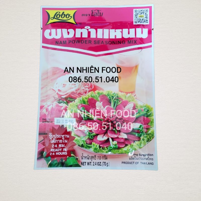 Combo 10 Gói Bột Gia Vị Làm Nem Chua Lobo Thái Lan