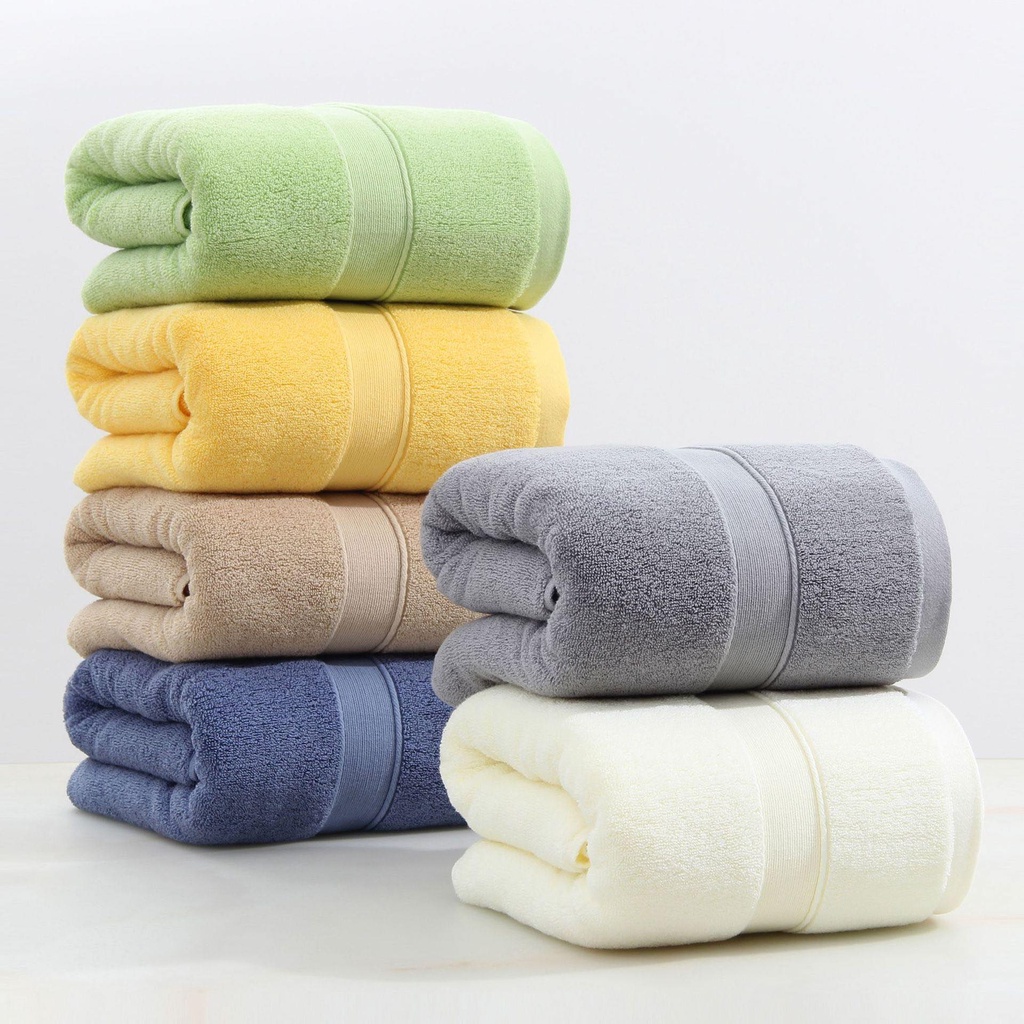Combo 3 Khăn Tắm Mặt Gội, Chất Liệu Cotton Dày Dăn, Mềm Mịn, Siêu Thấm Hút, Khổng Sổ Lông Phai Màu