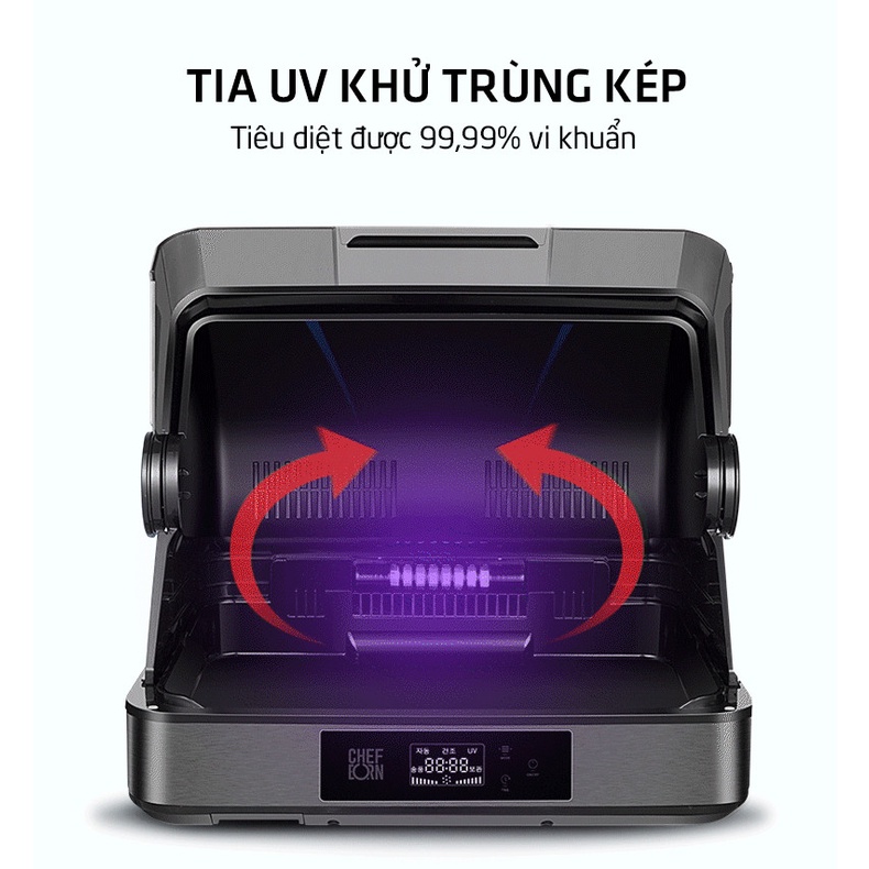 Máy sấy và tiệt trùng chén bát bằng tia UV CHEFBORN KOREA