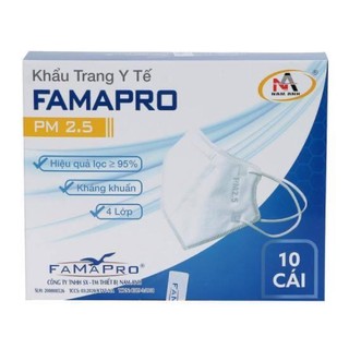 Hộp 10c che mặt y tế Pm2.5 Nam anh