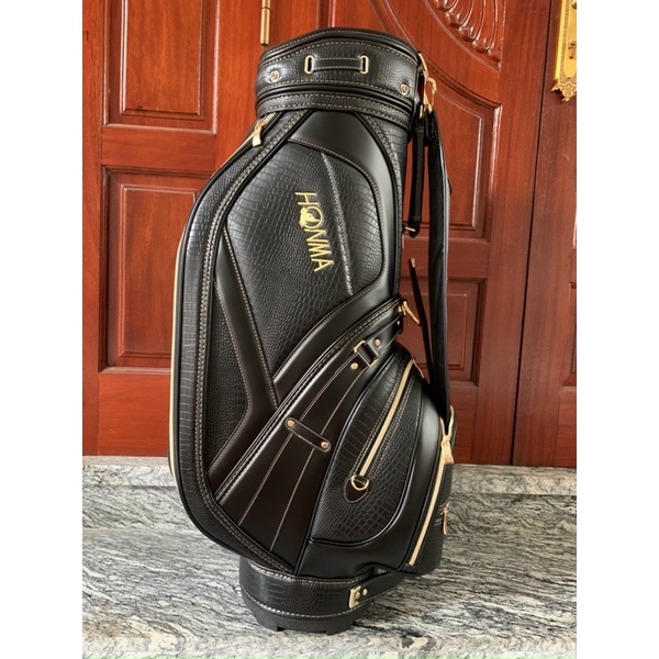 Túi đựng gậy golf Honma 60 năm chất liệu da cao cấp chống nước,golf bag