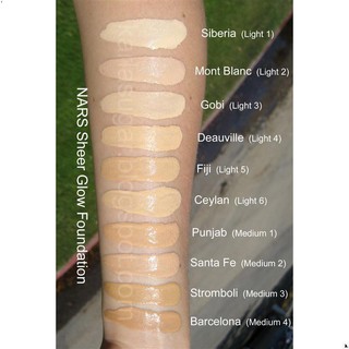 Kem Nền Nars Sheer Glow Foundation 30ml