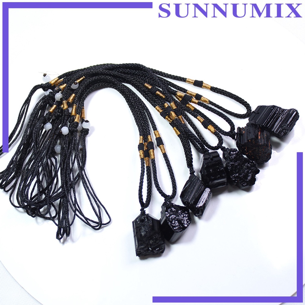 Đá Tourmaline đen làm mặt dây chuyền mang lại năng lượng tích cực