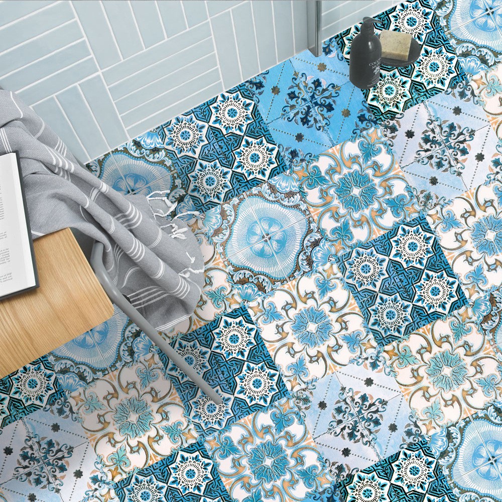 Miếng Dán Tường Tự Dính Chống Thấm Nước Họa Tiết Gạch Lát Sang Trọng Trang Trí Cho Nhà Bếp / Phòng Tắm | BigBuy360 - bigbuy360.vn