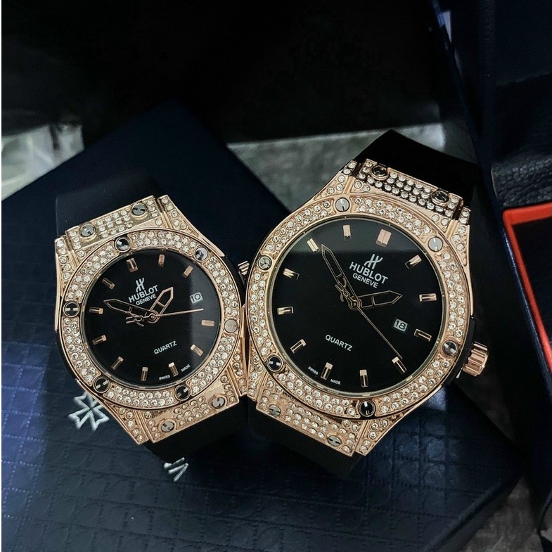 [Free Ship]  [Nam nữ] Đồng hồ Nam Hublot 36-42mm đính đá cao cấp | BigBuy360 - bigbuy360.vn