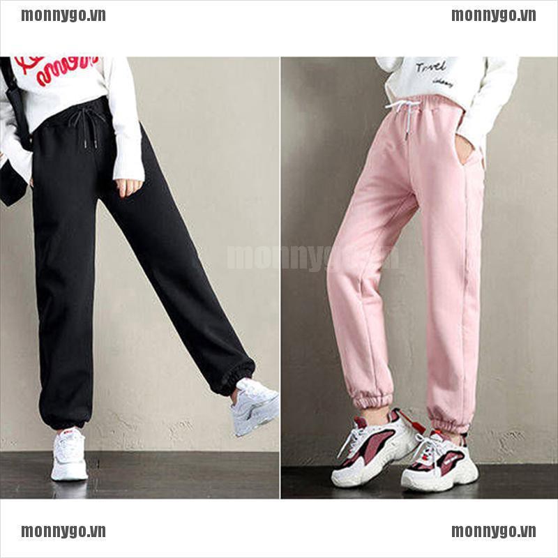 Quần Dài Tập Thể Thao Lót Lông Cừu Dày Dặn Thời Trang Mùa Đông Cho Nữ | BigBuy360 - bigbuy360.vn