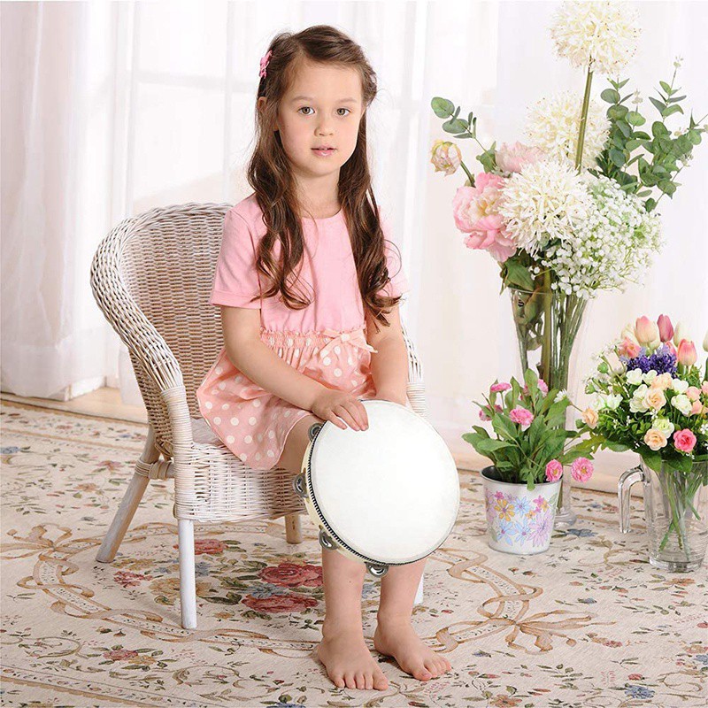 High Quality 3 Pcs 6inch/8inch/10inch Tambourines,Hand Held Drum for Party,KTV,Etc