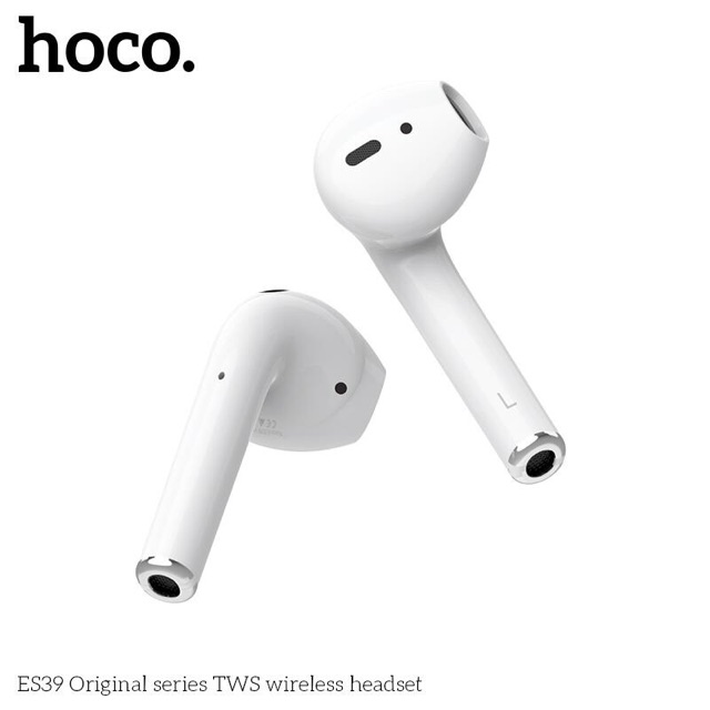 Tai nghe Bluetooth hoco es39 đổi tên định vị sạc không dây BH 12T chức năng như airpods 2 I500 I200 I1000 I100 I30 I10