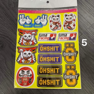 Tem dán xe máy,decal tấm lớn