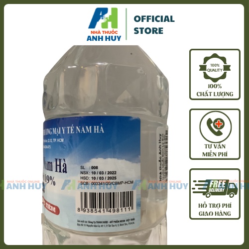 Nước Muối Sinh Lý Súc Miệng Natri clorid 0,9% Ch/1000ml