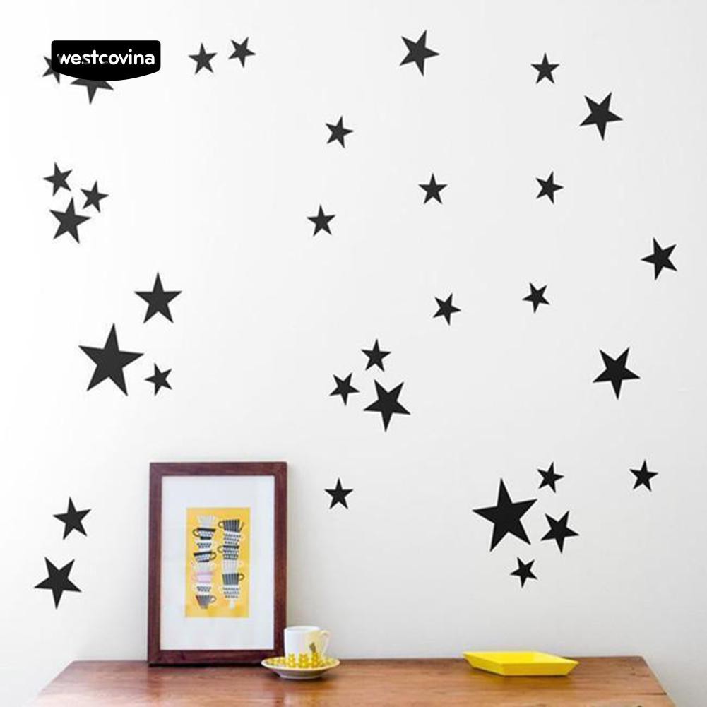 Đề can dán tường hình ngôi sao