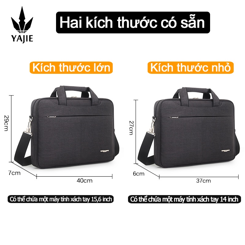 Cặp nam doanh nhân Túi vải không thấm nước Dung lượng lớn 15,6 inch Túi máy tính xách tay 14 inch Túi tài liệu Túi làm việc Túi công sở Túi chính thức Túi văn phòng Túi thông tin Túi Messenger Túi