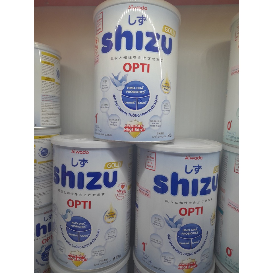 Lon Sữa Shizu Opti Gold Aiwado 810gr  Giúp Phát Triển Toàn Diện