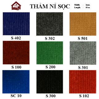 [2mx0.5m] Thảm Nỉ Trải Sàn 25k/m2