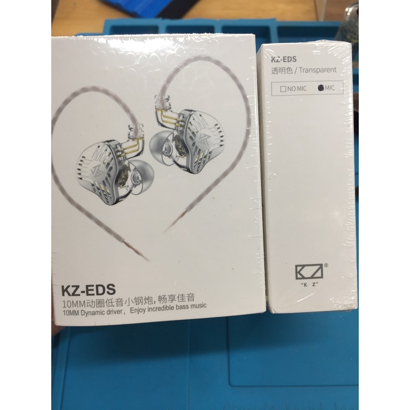tai nghe dây nhét tai KZ EDS có microphone, dây tai nghe rời thay thế được