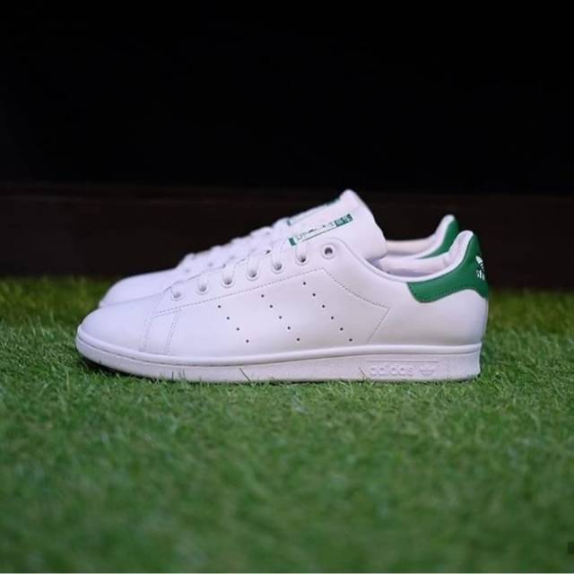 Giày Thể Thao Adidas Stan Smith Màu Trắng / Xanh Lá Thời Trang Cho Nam