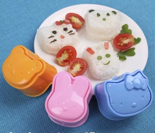[FREE SHIP - BÁN CHẠY] Sét 3 Khuôn Làm Cơm BenTo Cho Bé