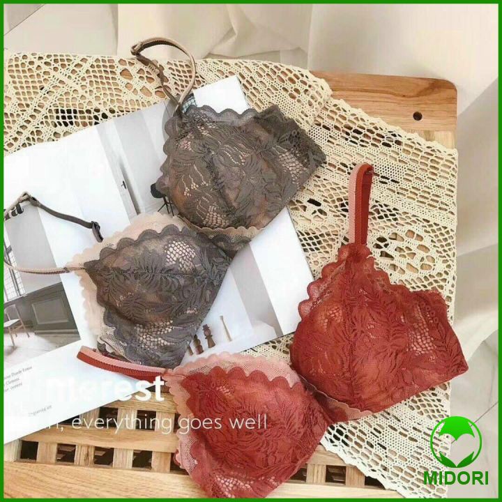 Áo ngực ren không gọng, Áo lót đệm hơi thoáng khí Underwear định hình cao cấp A118
