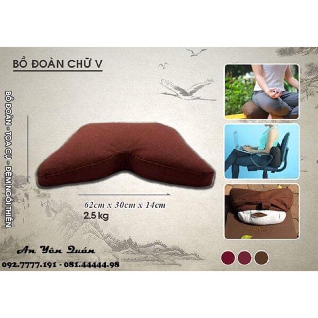Bồ đoàn ngồi thiền chữ V