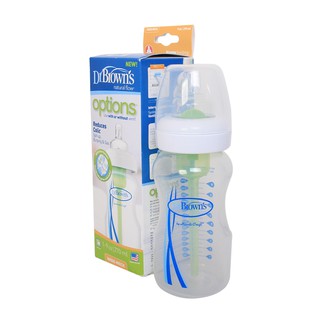 Bình sữa Dr Brown's Options 270ml (cổ rộng)