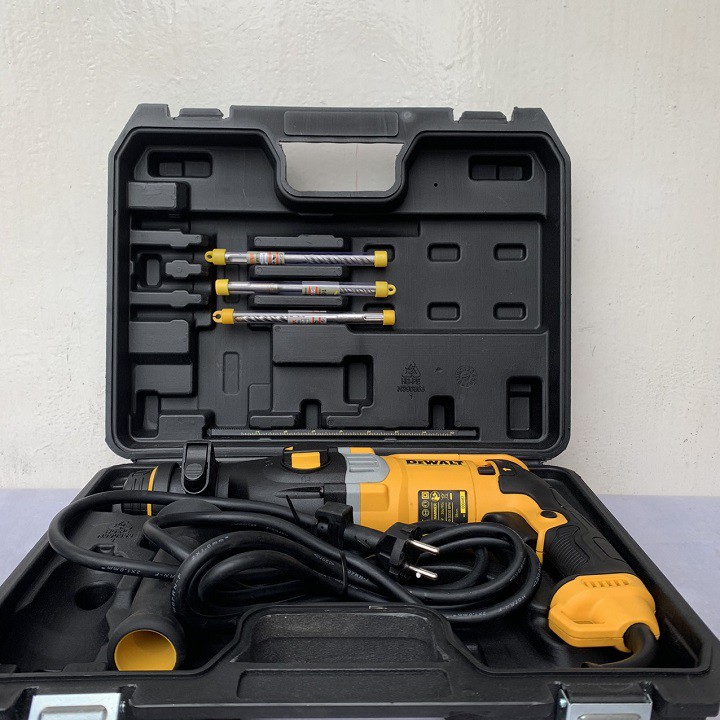 Máy khoan bê tông Dewalt 2-26 công suất 900W moto dây đồng 100% máy khoan 3 chức năng