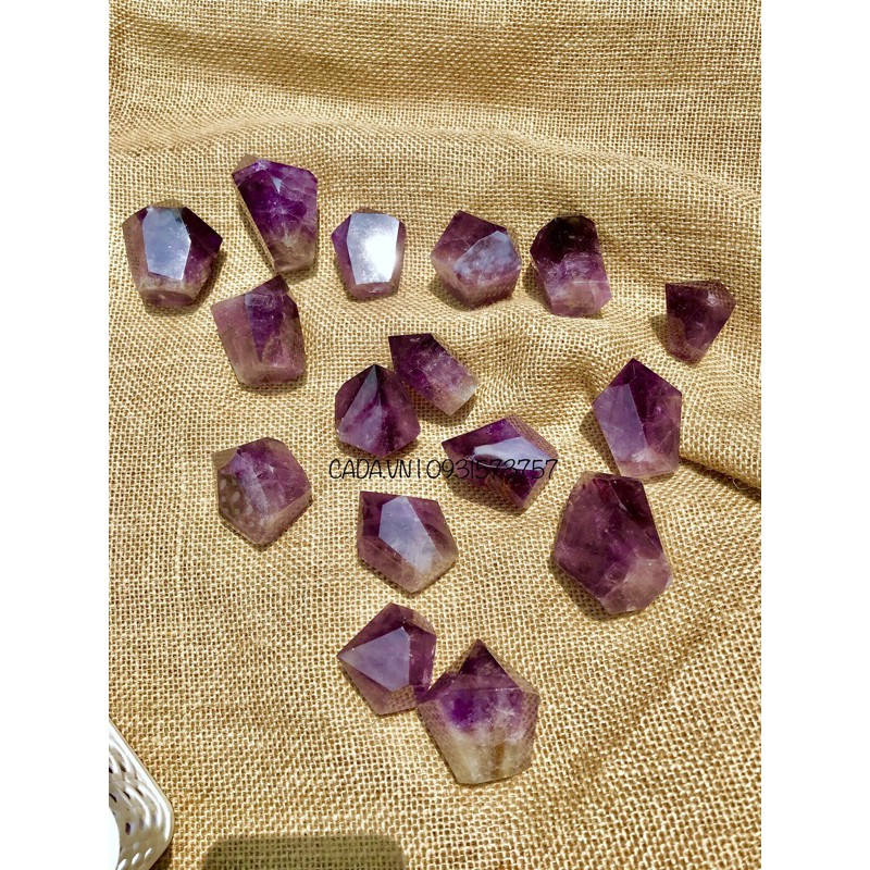 Chóp thach anh tím lục giác - Amethyst Point