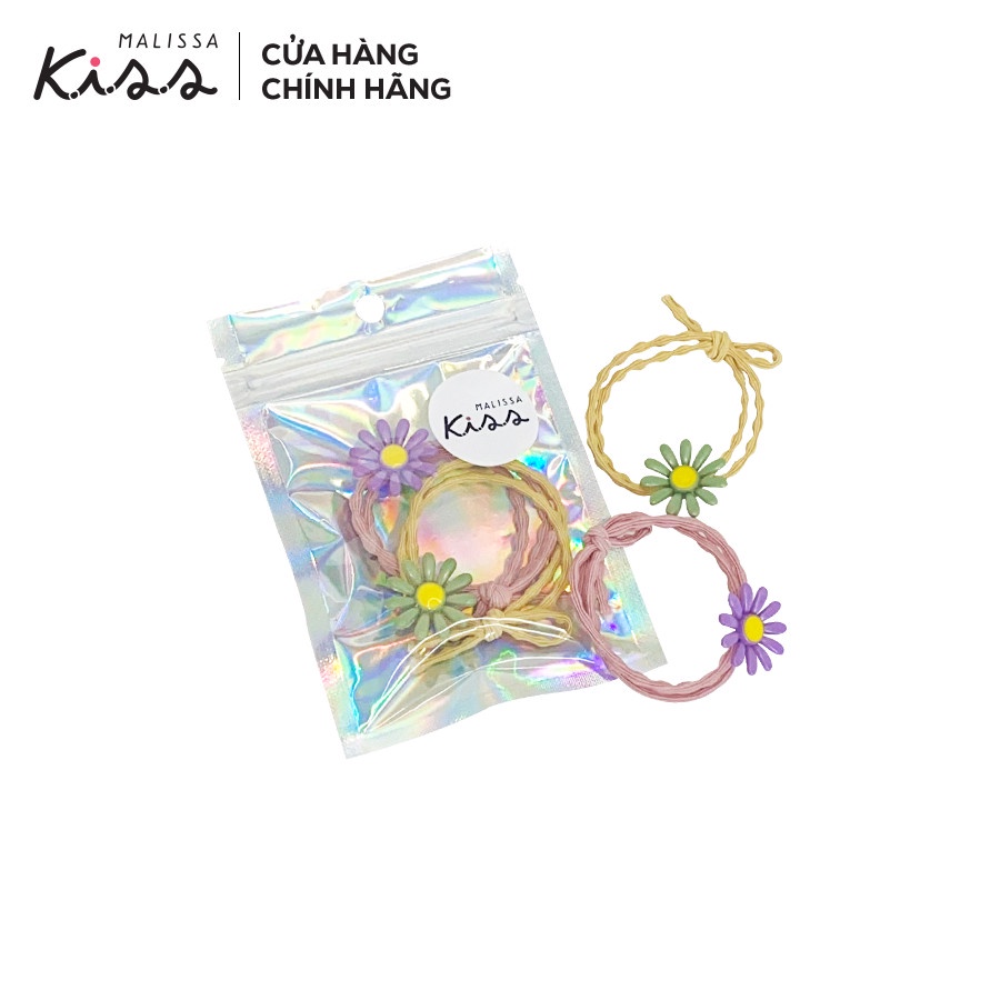 [QUÀ TẶNG KHÔNG BÁN] Set Dây Buộc Tóc Hoa Cúc  Malissa Kiss 1g