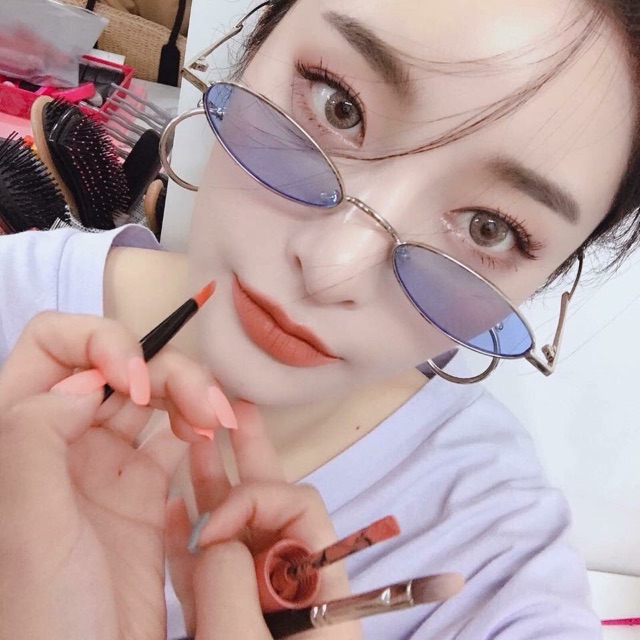 Son 3CE Velvet Lip Tint màu Going Right - Cam hồng đất