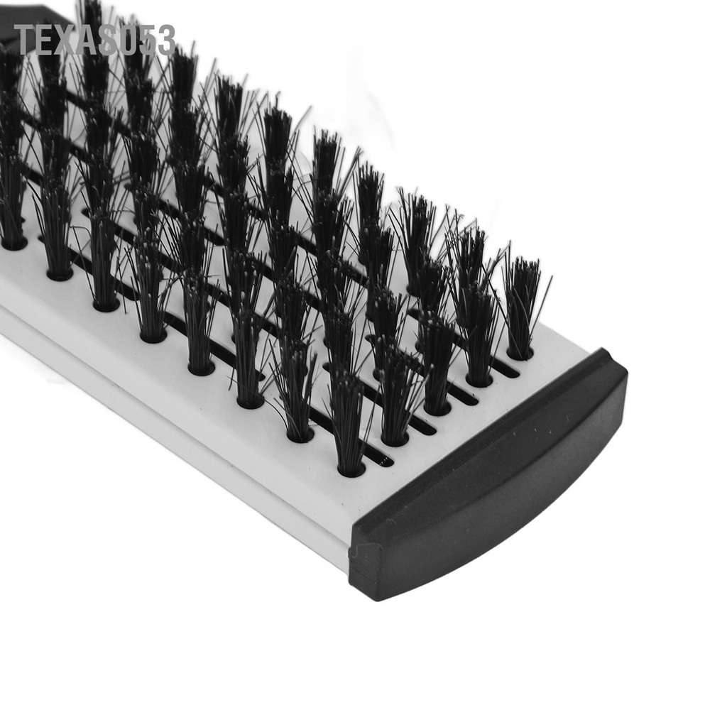 Texas053 Lược duỗi thẳng Rỗng khí chịu nhiệt độ cao Bàn chải tạo kiểu tóc hai mặt màu đen trắng cho nhà