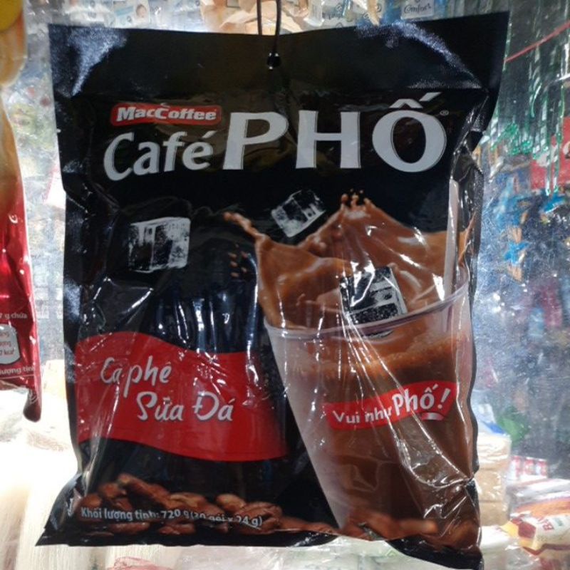 Cafe phố sữa đá bịch 30 gói