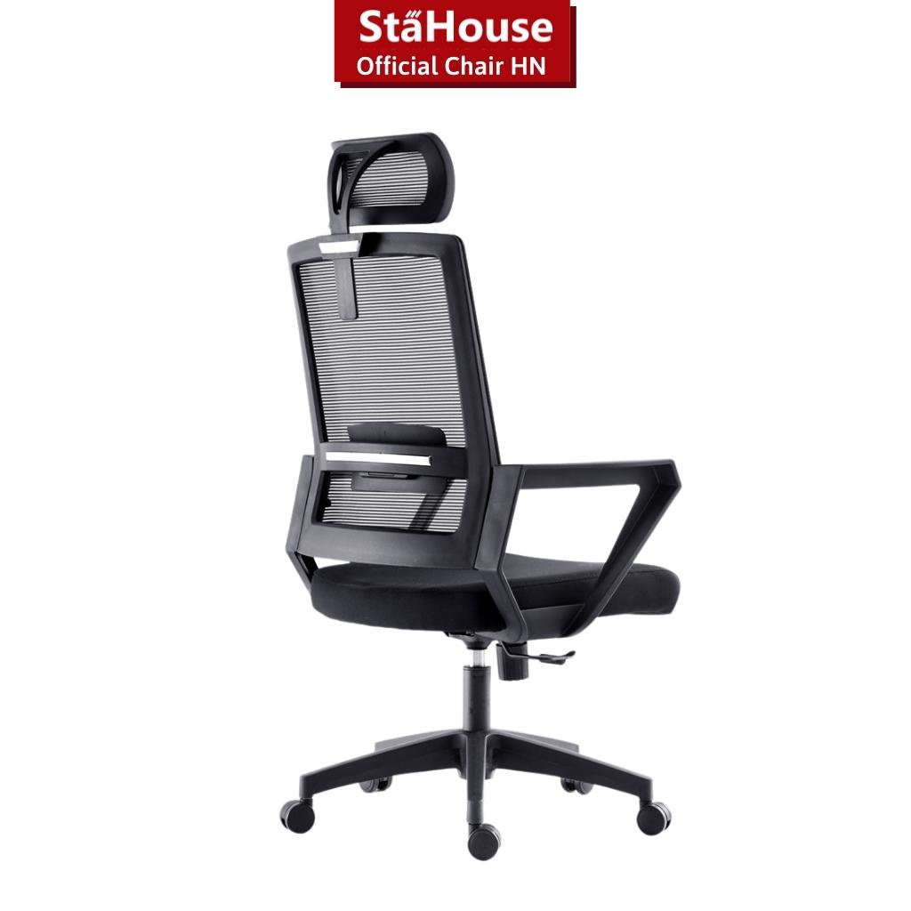 Ghế Văn Phòng Tựa Đầu Chân Xoay, Ghế Công Thái Học Stahouse Official Chair HNGVP-GD403